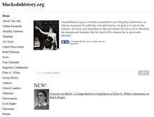 Tablet Screenshot of blacksdahistory.org
